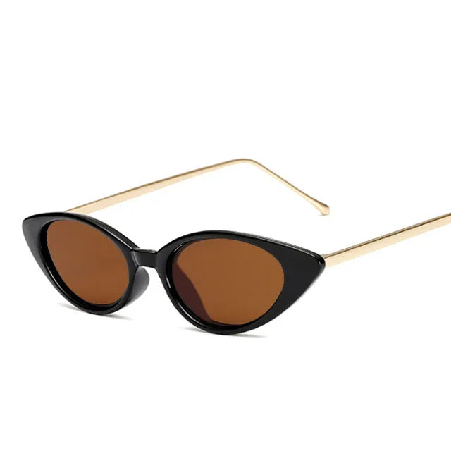 Óculos de Sol Feminino Cat Eye – Design Moderno, Armação Pequena, Estilo Moderno com Proteção UV400