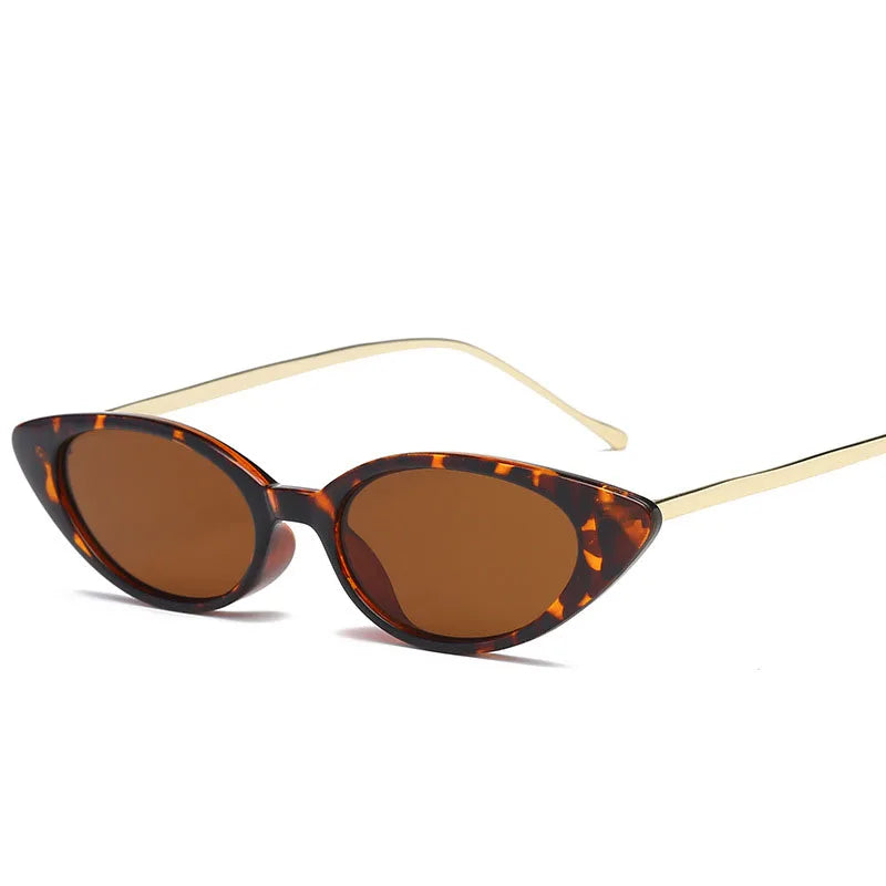 Óculos de Sol Feminino Cat Eye – Design Moderno, Armação Pequena, Estilo Moderno com Proteção UV400