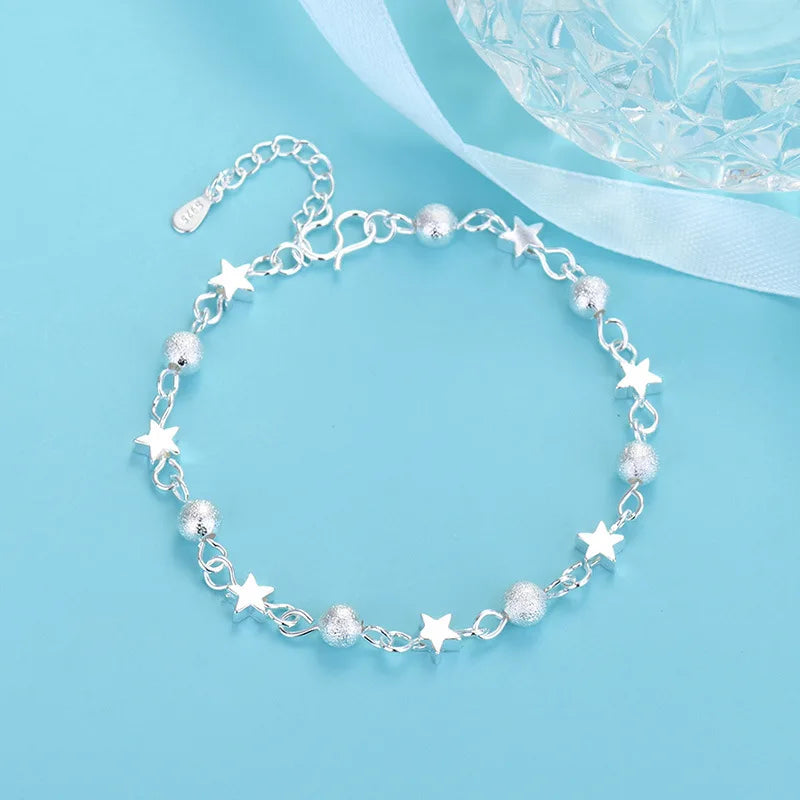 Pulseira Estrelas em Prata 925 – Sofisticação e Delicadeza